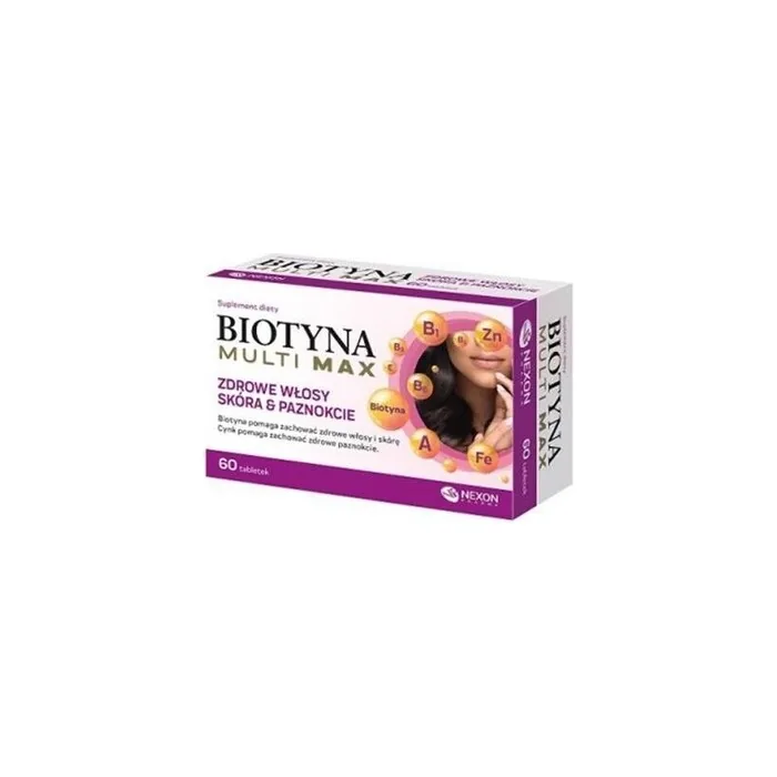 Biotin Multi Max Hair Skin Nails 60 Tablets