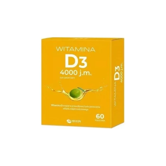 Nexon Pharma Ultra Strength Vitamin D3 4000 Iu 60 Capsules