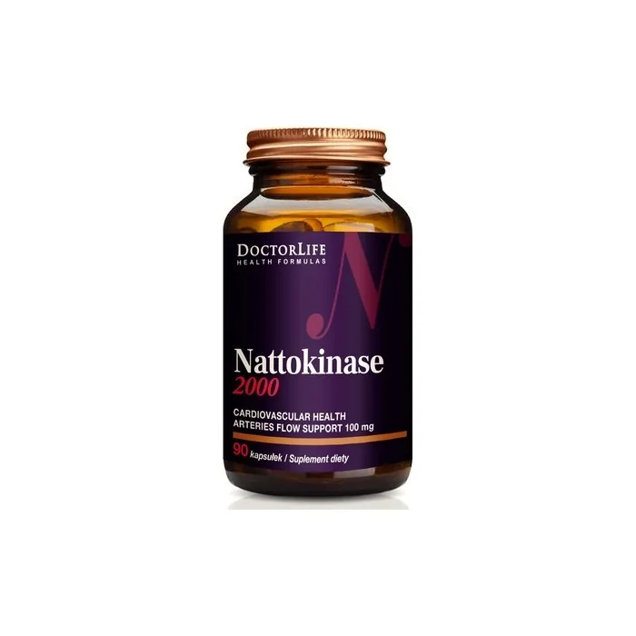 Doctor Life Nattokinase 2000 100mg Dietary Supplement 90 Capsules