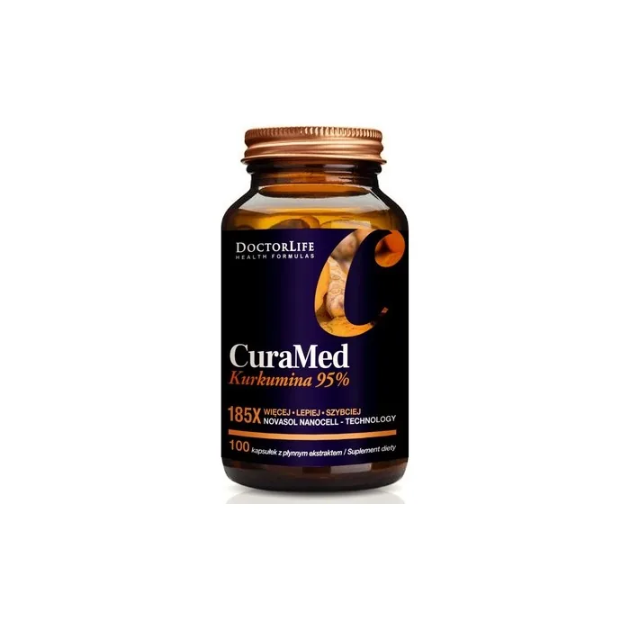 Doctor Life Curamed Nanocell Bioavailable Nano Turmeric 720mg Dietary Supplement 120 Capsules