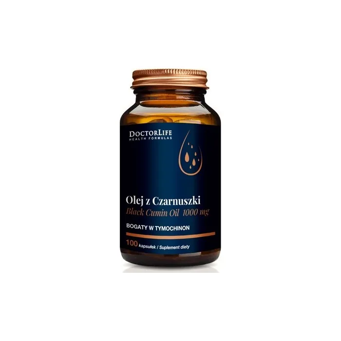 Doctor Life Black Cumin Oil 1000mg Dietary Supplement 120 Capsules