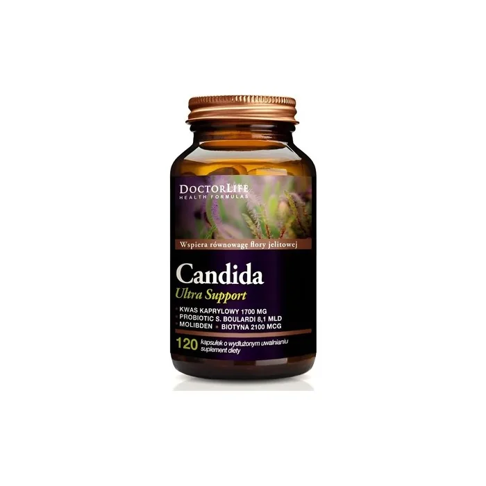 Doctor Life Candida Ultra Support Balance of Gut Probiotics 120 Capsules