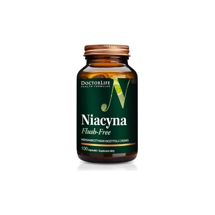 Niacyna Flushfree Dietary Supplement 100 Capsules