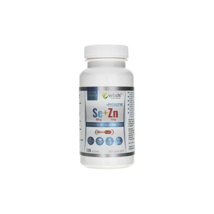 Wish Selenium 200mcg + Zinc 15mg 120 Capsules