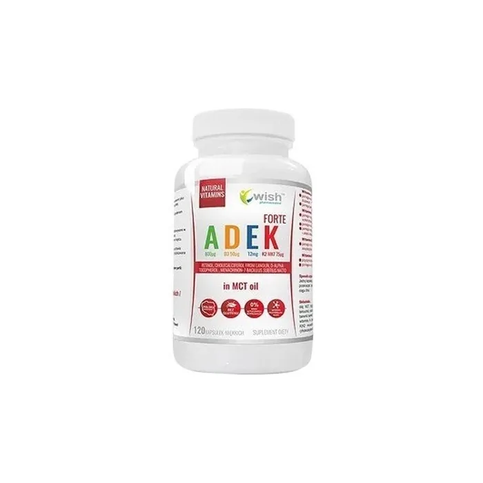 Wish Adek Forte in MCT Oil 120 Softgels