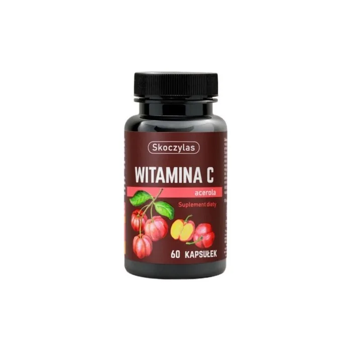 Vitamin C with Acerola Dietary Supplement 60 Capsules