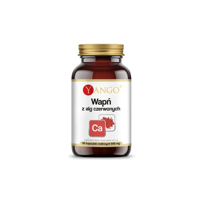 YANGO Calcium from Red Algae Dietary Supplement 90 Capsules