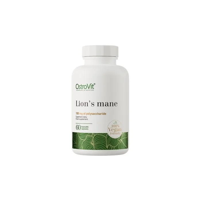 OstroVit Lion's Mane VEGE Supplement 60 Capsules 500mg