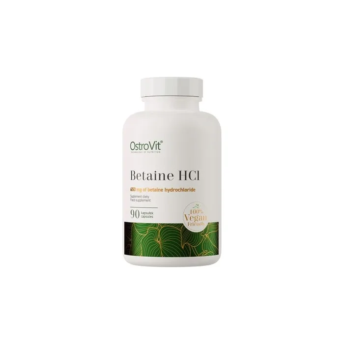 Betaine HCl Capsules 650mg Vegan High Dose 90 Capsules