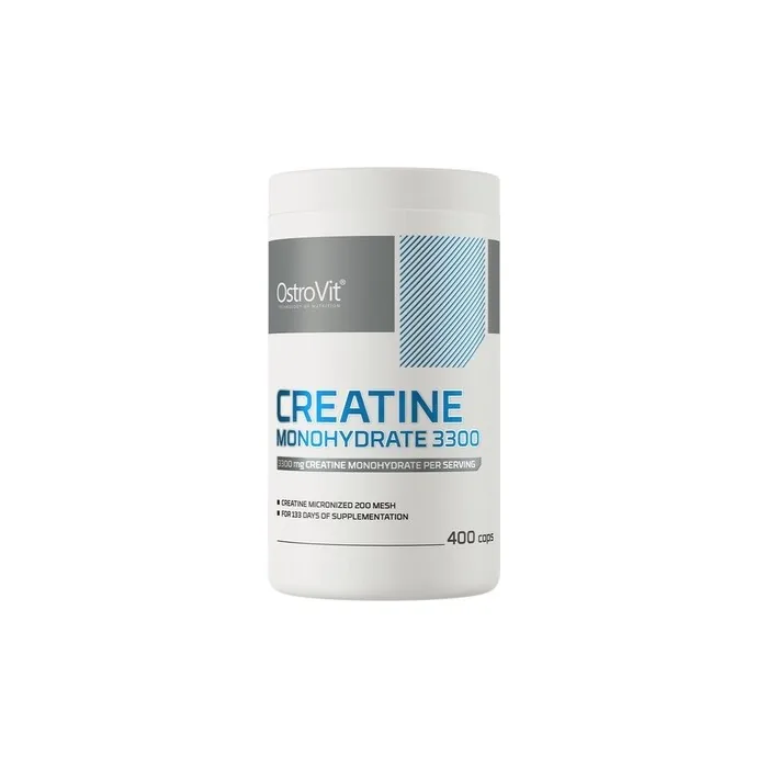 OstroVit Creatine Monohydrate 3300mg - 400 Capsules