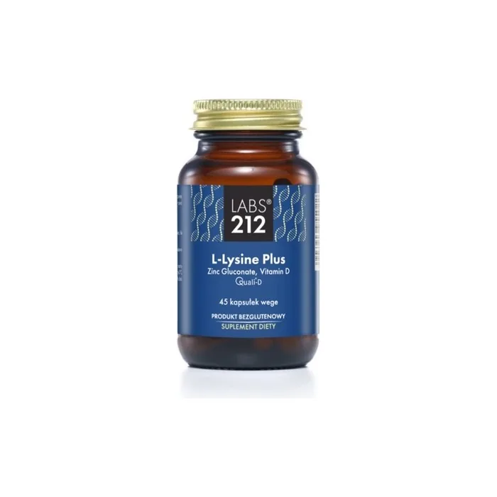 Labs212 L-Lysine Plus Dietary Supplement 45 Capsules