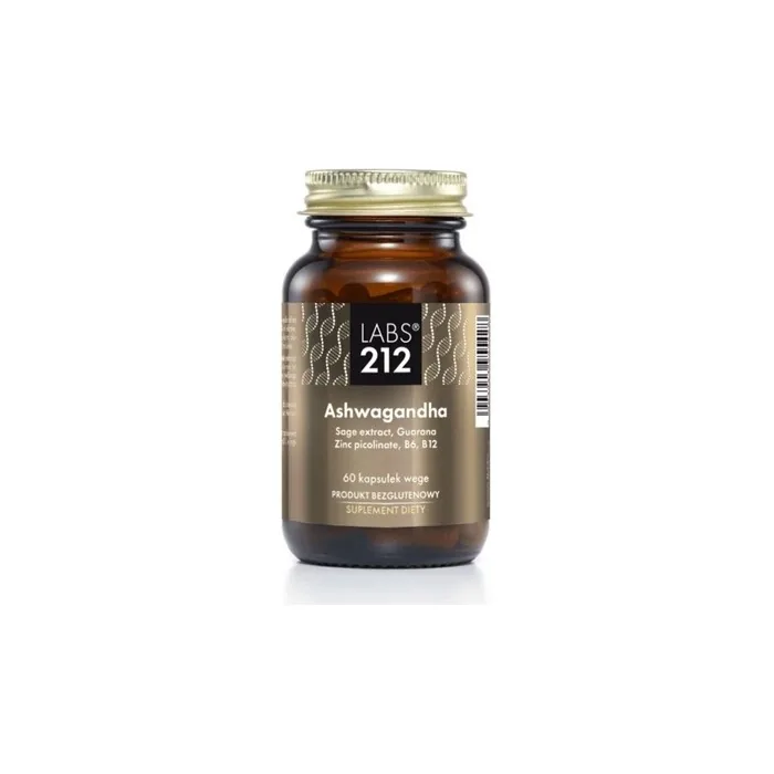 Labs212 Ashwagandha Dietary Supplement 60 Vegan Capsules