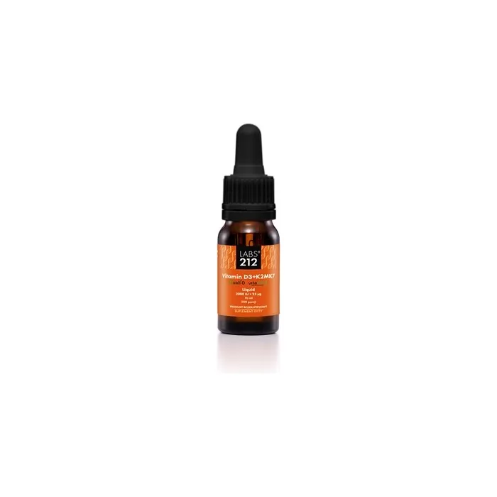 Labs212 Vitamin D3 + K2 Mk7 Dietary Supplement In Liquid 10ml