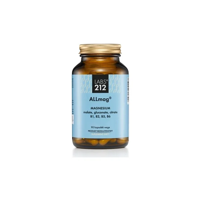 Labs212 Allmag Magnesium Dietary Supplement 90 Capsules