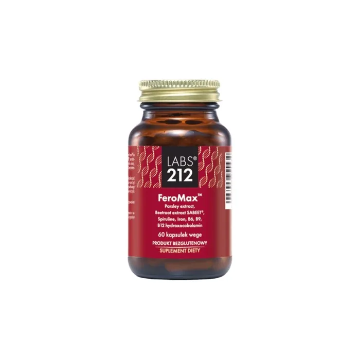 Labs212 Feromax Red Blood Cell Production Iron Absorption 60 Capsules