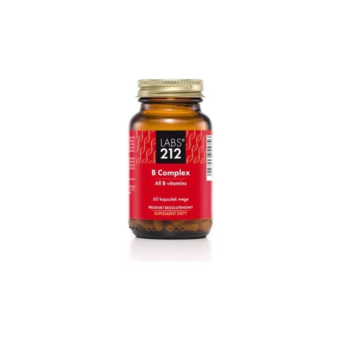 Labs212 B Complex Vitamin B Dietary Supplement 60 Capsules