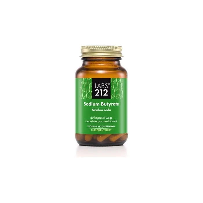 Labs212 Sodium Butyrate Dietary Supplement - 60 Capsules