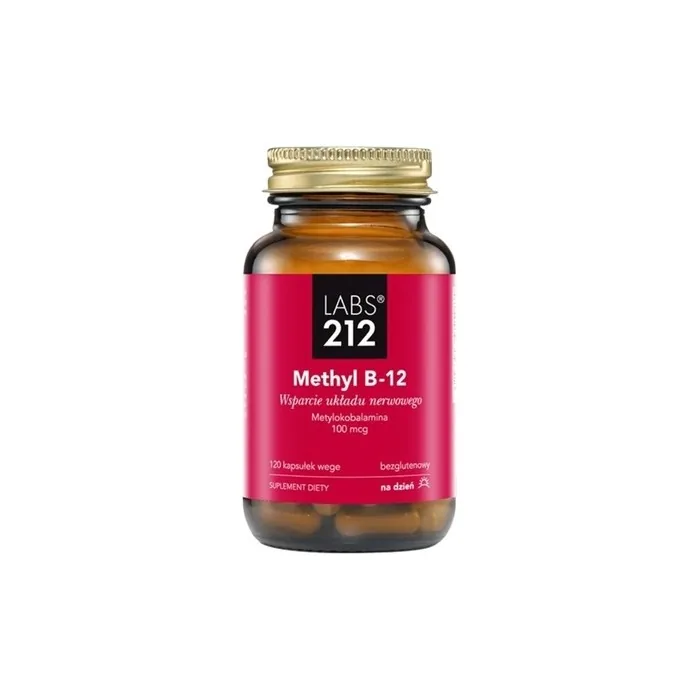 Labs212 Methyl B-12 Supplement 120 Capsules