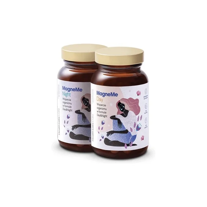 Health Labs Magneme Magnesium with Vitamin B6 60 Capsules - Pack of 2