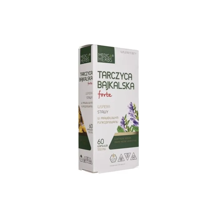 Medica Herbs Baikal Thyroid Forte 550mg 60 Capsules
