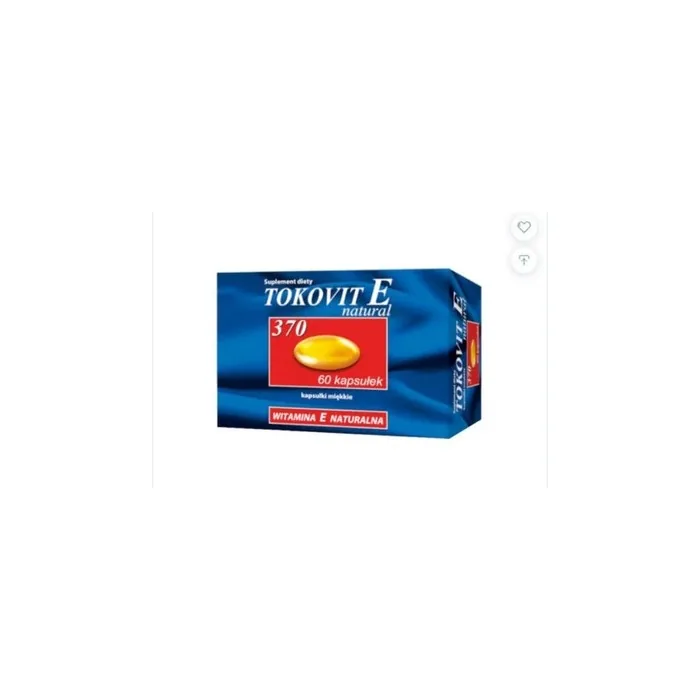 Tokovit E 370 Vitamin Antioxidant for Healthy Skin 60 Capsules