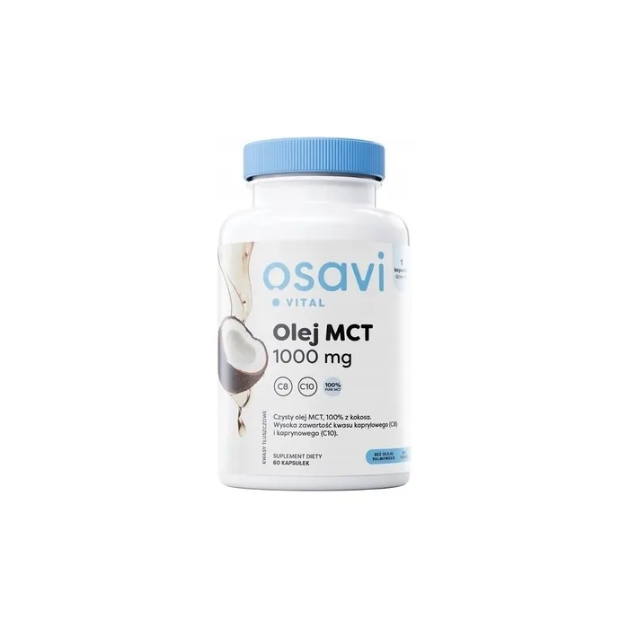 Osavi MCT Oil 1000mg Dietary Supplement 60 Softgels