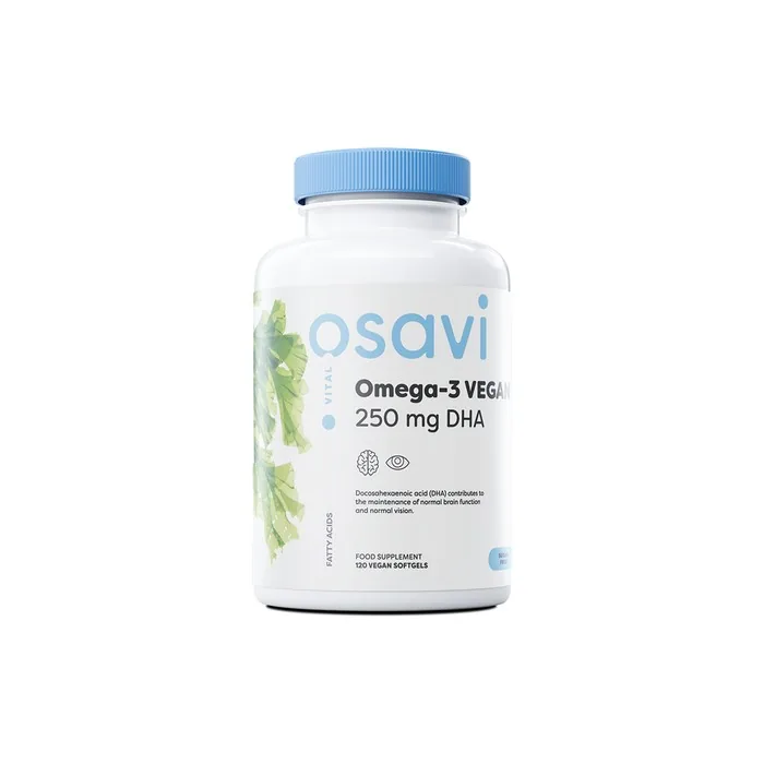 Osavi Omega-3 Vegan 250mg DHA 120 Vegan Softgels