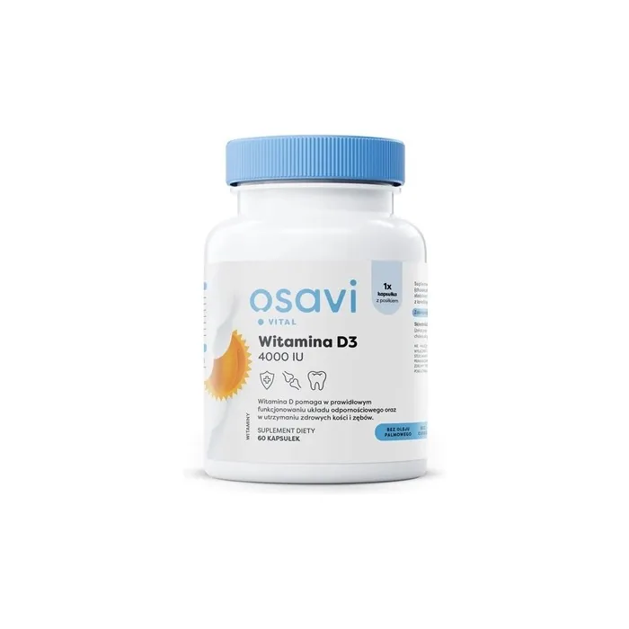 Osavi Vitamin D3 4000 IU Dietary Supplement 60 Softgels