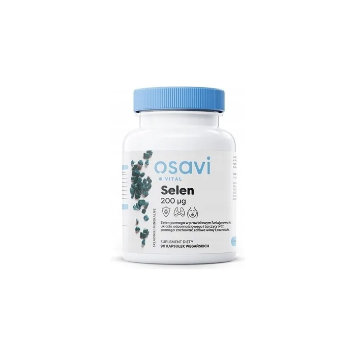 Osavi Vital Selenium 200g Dietary Supplement Supporting Proper Thyroid Function - 90 Capsules