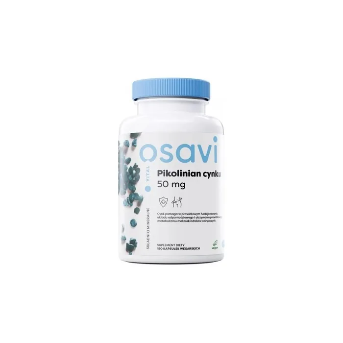 Osavivital Zinc Picolinate 50mg Dietary Supplement 180 Capsules