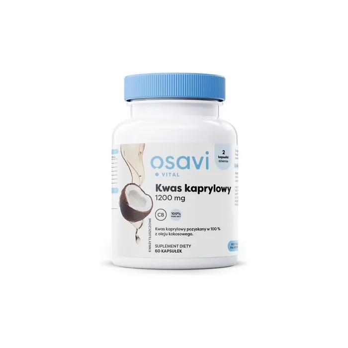 Kwas Kaprylowy 1200mg 60 Soft Capsules
