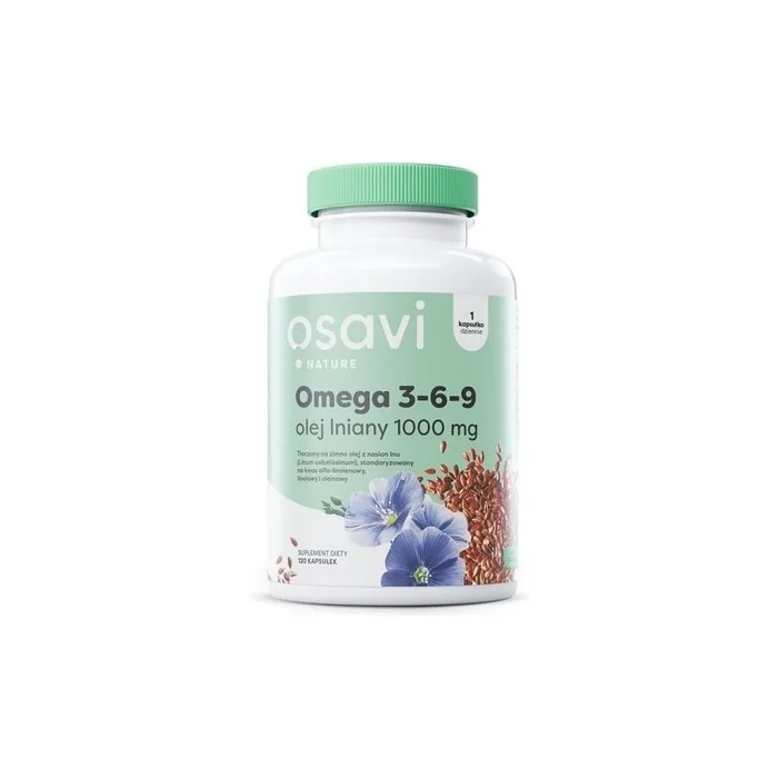 Omega 3-6-9 Flaxseed Oil 1000mg - 120 Capsules