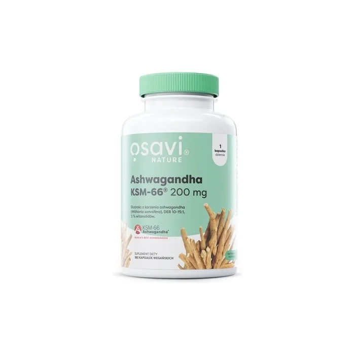 Osavi Ashwagandha KSM-66 200mg Vegan Capsules