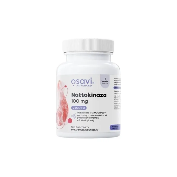 Osavi Nattokinase Dietary Supplement 100mg 120 Capsules