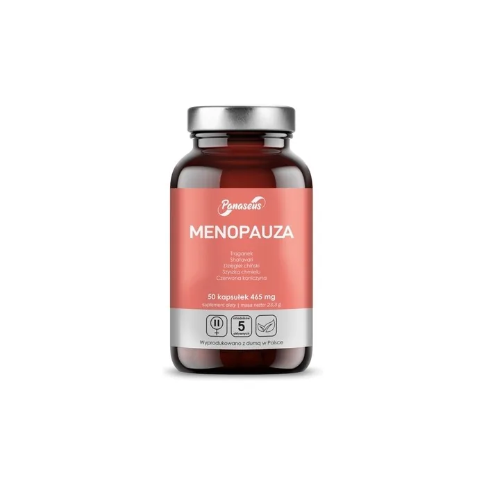 Panaseus Menopause Dietary Supplement 50 Capsules