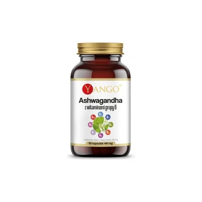Yango Ashwagandha With B Vitamins 90 Capsules Long Term