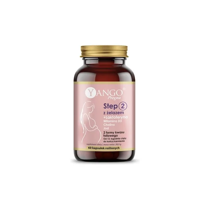 Yango Step 2 + Iron Pregna Dietary Supplement 60 Capsules