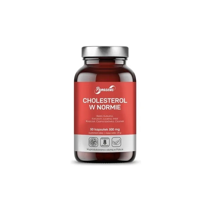 Panaseus Normal Cholesterol Dietary Supplement 50 Capsules
