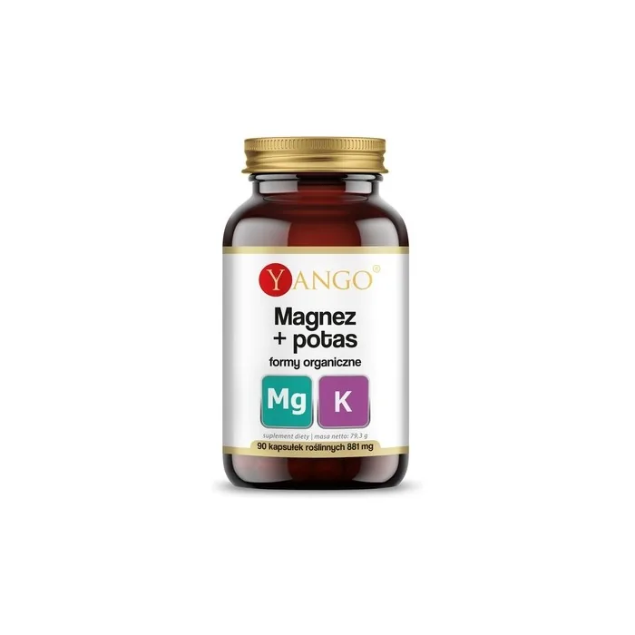 Yango Magnesium Potassium Supplement 90 Capsules