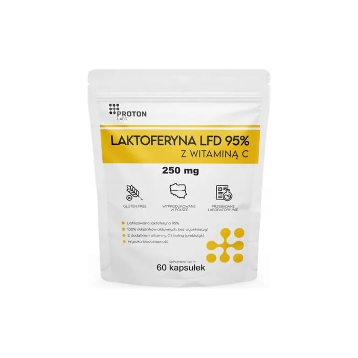 Lactoferrin Lfd 95% Capsules 250mg with Vitamin C