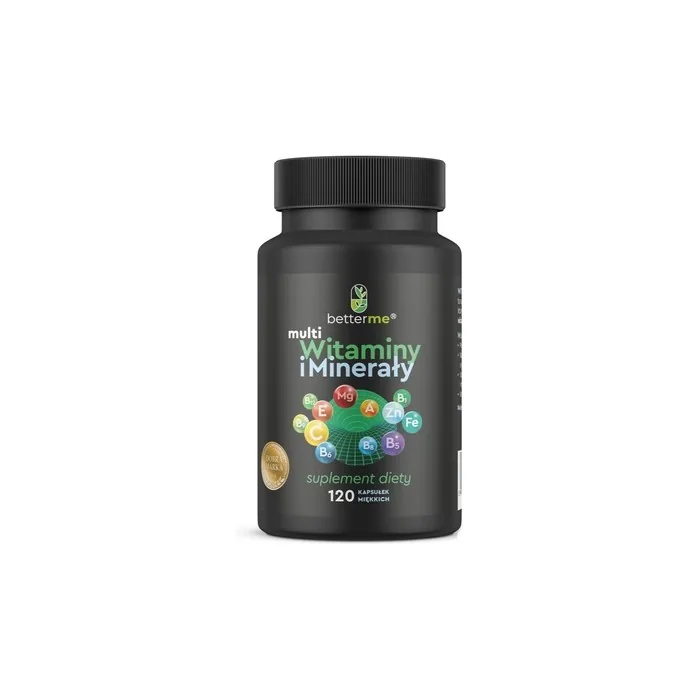 Betterme Multi Vitamins And Minerals Dietary Supplement 120 Capsules