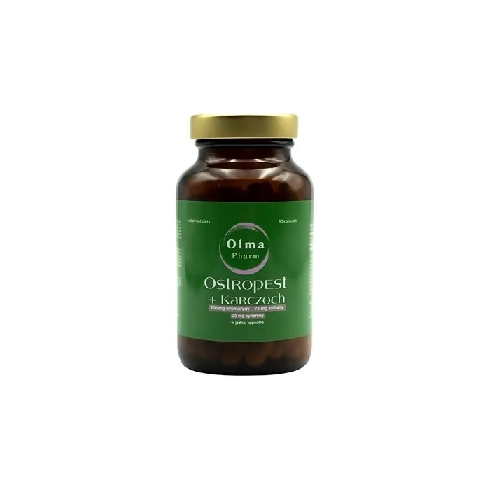 Olma Pharm Milk Thistle Artichoke Dietary Supplement 90 Capsules