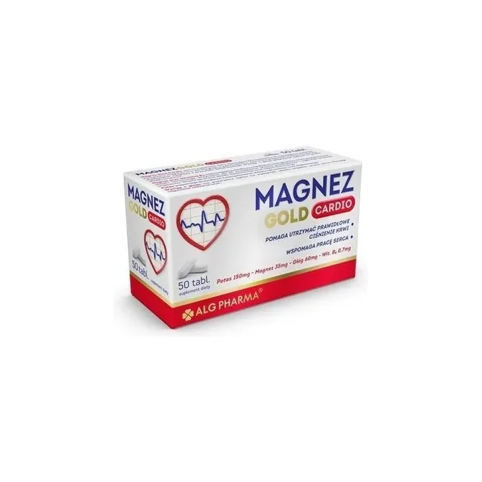 Alg Pharma Magnesium Gold Cardio 50 Tablets Pack Of 2