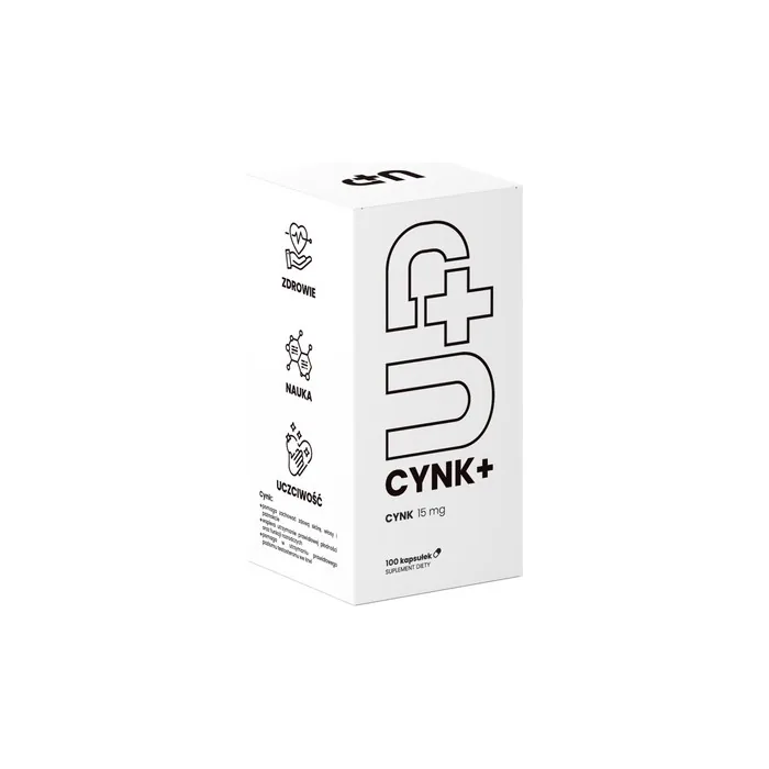 Up Health Pharma Cynk+ 15mg Dietary Supplement - 100 Capsules