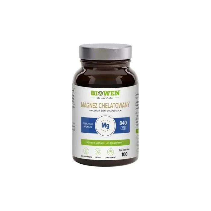 Biowen Chelated Magnesium Magnesium Diglycinate 840mg