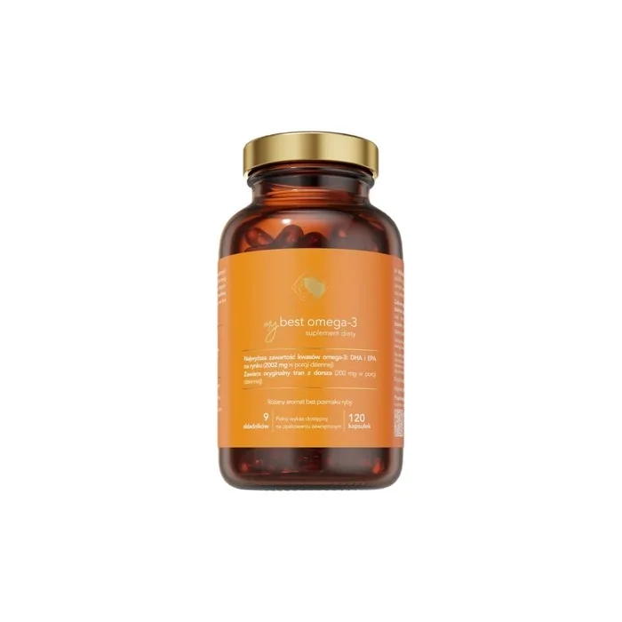 My Best Pharm Mybestomega-3 Dietary Supplement 120 Capsules