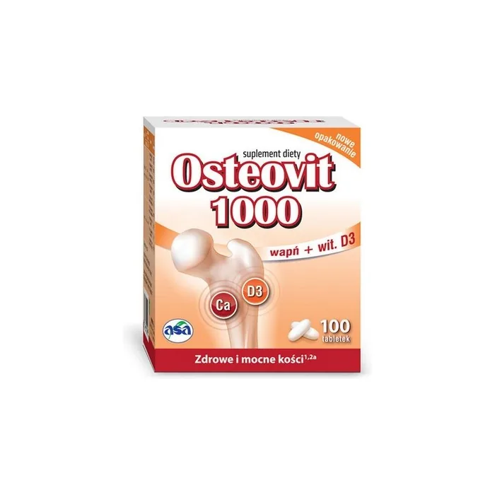 Osteovit 1000 Healthy Bones And Joints Calcium With Vitamin D3 100 Tablets