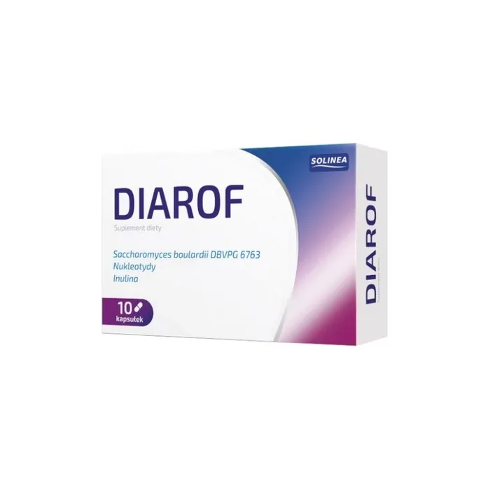 Diarof 10 Capsules Yeast Digestion Intestinal Diarrhea