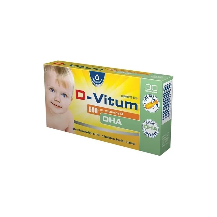 Dvitum Vitamin D3 600 Iu With Dha 30 Capsules
