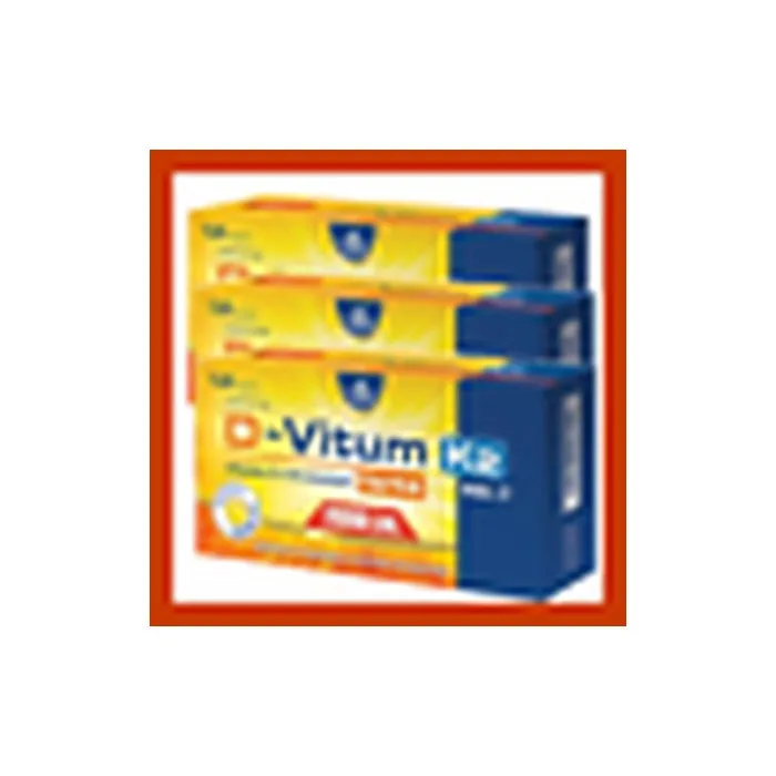 Oleofarm Vitamin D3 2000 IU Vitamin K2Mk7 75mcg Capsules Immunity